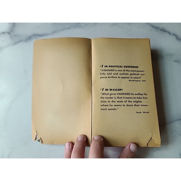 Vanished By Fletcher Knebei's Paperback - Picture 2 of 10